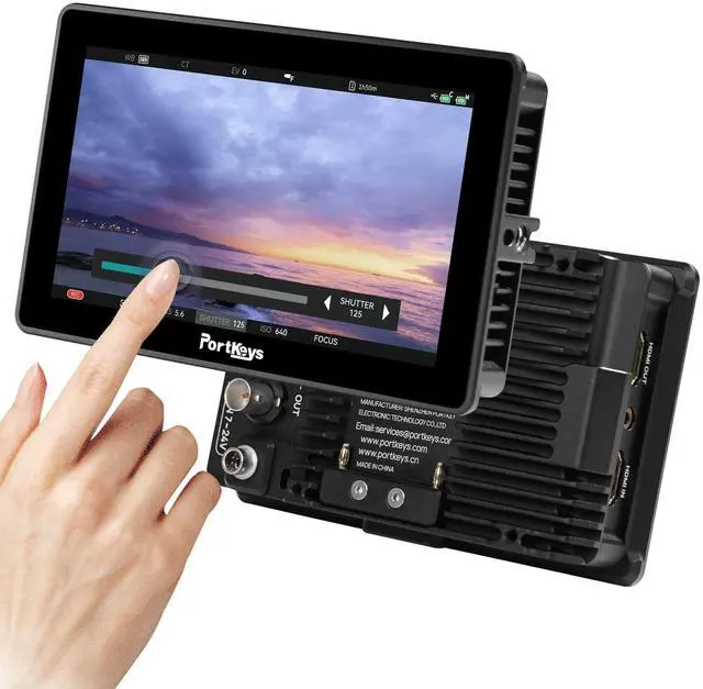 Main image of Portkeys BM5 IV Camera Control Field Monitor 5.5" 2000nit Dual Screen Touch Focus Camcorder Monitor Wired Control for Sony Canon RED ARRI ZCAM Nikon BMPCC, Aluminum Housing Manual Log Mode