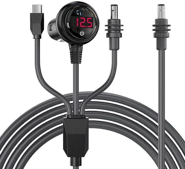 Main image of 3 in 1 Starlink Mini Cable 10FT/3M, High-Speed USB-C/Car Charger/DC to DC Starlink Mini Power Cable, IP65 Waterproof Starlink Mini Accessories Car Adapter Cord for Stable Outdoor Internet