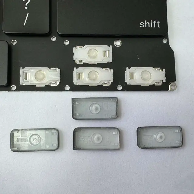 Alt view image 5 of 5 - iPartsleader Arrow Keycap Hinges Scissors Right Left UP Down for MacBook M2/M3/M4 Model Air 13.6" A2681 A3113 A3240 Air 15.3" A2941 A3114 A3241 Key Cap Replacement (Midnight)