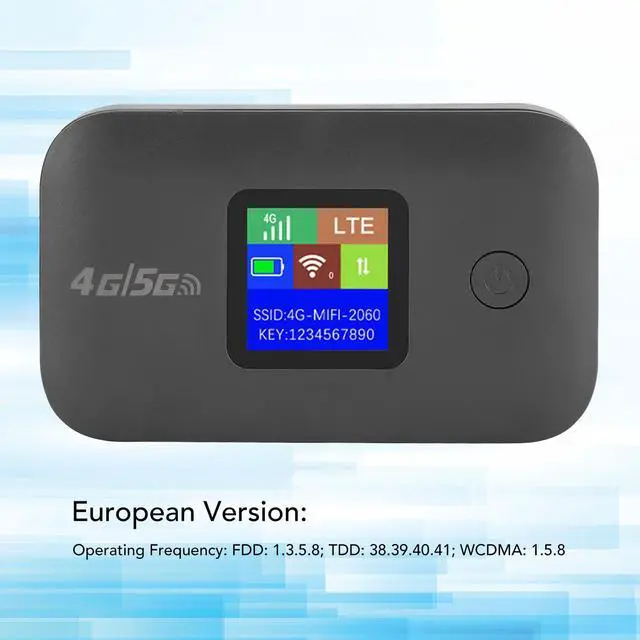 Alt view image 4 of 5 - 4G LTE Portable Router, Mobile Hotspot with SIM Card Slot, Supports 8-10 Users Stable 3000mAh Battery, Made of Premium ABS for Home, Office, Traveling (European Version)
