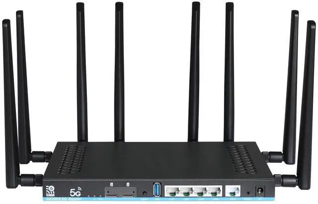 Main image of Wilflyer 5G SA NSA AX3000 WiFi 6 CPE Router for Globa Countries,Dual SIM Card Slot Celllular High Speed Wireless Router, 4 x 4 MU-MIMODetachable AntennasZ8102AX-T-RM520NGL (5G Dual-Band)