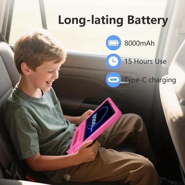 Alt view image 5 of 5 - ITDULCET Kids Tablet, 11 inch Android 15 Tablet for Kids, 20GB RAM 128GB ROM Octa-Core 8000mAh Battery Childs Tablets with Shockproof Case, Bluetooth, WiFi, Parental Control, Dual Camera, GPS