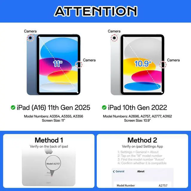 Alt view image 2 of 5 - JKSML Case for iPad 10th/11th (A16) Gen with 7 Colors Backlight Touchpad Keyboard and Pencil Holder, Detachable Wireless Bluetooth Trackpad Keyboard, 3 Adjustable Angles, 10.9inch/11inch Case, Gray