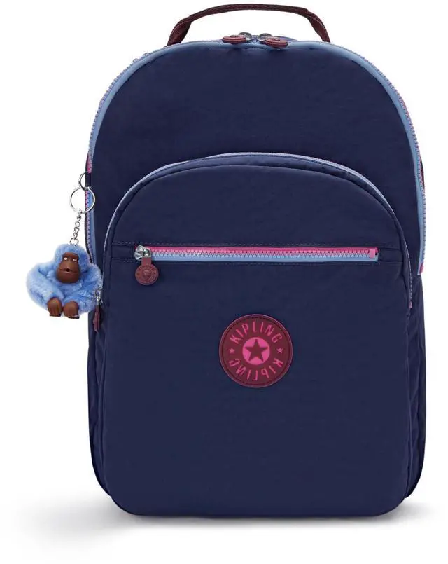 Main image of Kipling Women's Seoul 15" Laptop Backpack, Durable, Roomy with Padded Shoulder Straps, Built-In Protective Sleeve