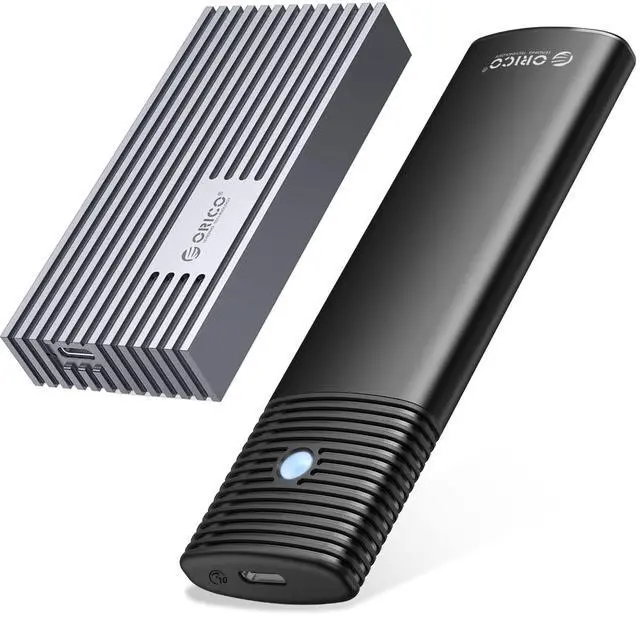 Main image of ORICO M.2 NVMe SSD Enclosure 40Gbps M.2 to USB-C Adapter for NVMe M-Key 4TB SSD 2280, Aluminum M2 External SSD Case, Compatible with Thunderbolt 3/4 USB3.2/3.1/3.0/Type C