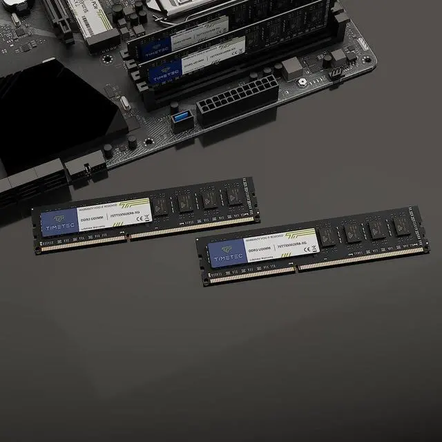 Alt view image 4 of 5 - Timetec 80GB KIT(10x8GB) DDR3 / DDR3L 1333MHz PC3-10600 Non-ECC Unbuffered 1.5V / 1.35V CL9 2Rx8 Dual Rank 240 Pin UDIMM PC Desktop Computer Memory RAM Module Upgrade (80GB KIT(10x8GB))