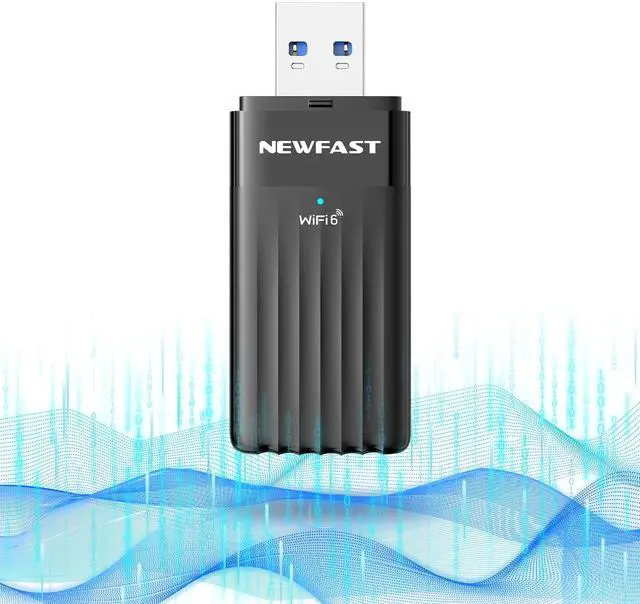 Main image of NEWFAST WiFi 6 Adapter for Desktop PC NF-U351, AX3000 USB 3.0 WiFi Adapter for PC, Dual Band Wireless Network Adapter, MU-MIMO, OFDMA, WPA3, Supports Windows 11/10,Portable Design