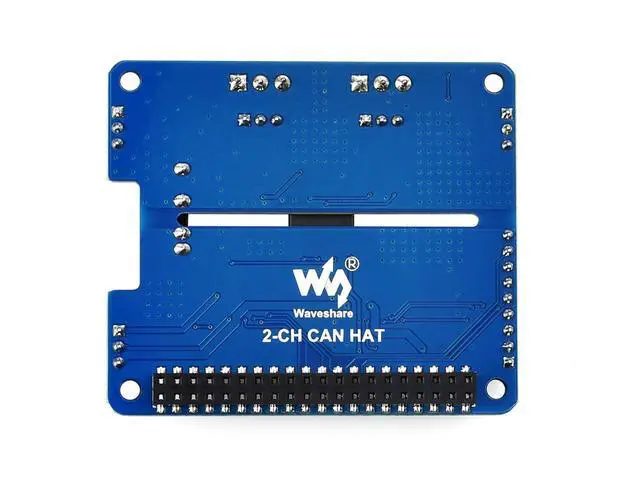 Alt view image 2 of 5 - Coolwell 2 Channel CAN HAT Isolated CAN Bus Expansion Board for Raspberry Pi/STM32/Arduino with MCP2515 + SN65HVD230 Dual Chips Solution