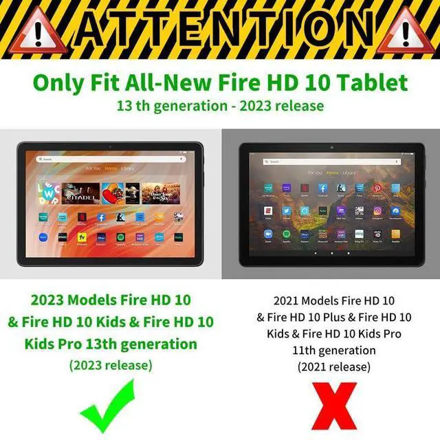 Alt view image 2 of 5 - FUYOCWE for Fire HD 10 Tablet Case (13th Generation,2023 Release,10.1"), PU Leather Multi-Angle Folding Stand Smart Flip Cover for Amazon Kindle Fire HD 10 13th Gen-Black Cat with Gold Floral