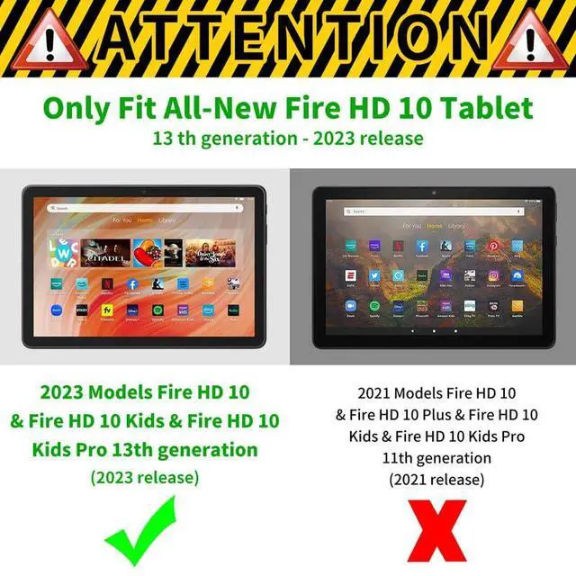 Alt view image 2 of 5 - FUYOCWE for Fire HD 10 Tablet Case (13th Generation,2023 Release,10.1"), PU Leather Multi-Angle Folding Stand Smart Flip Cover for Amazon Kindle Fire HD 10 13th Gen-Arcient Dragon