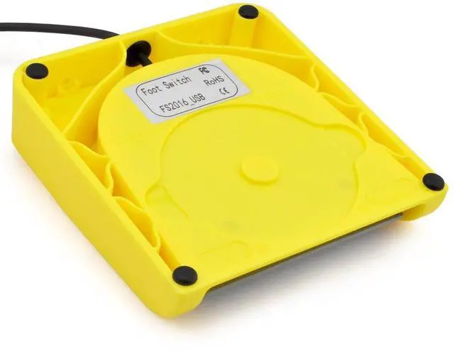 Alt view image 5 of 5 - iKKEGOL USB Single Foot Switch Control One Key Customized Computer Keyboard Action Pedal HID Yellow