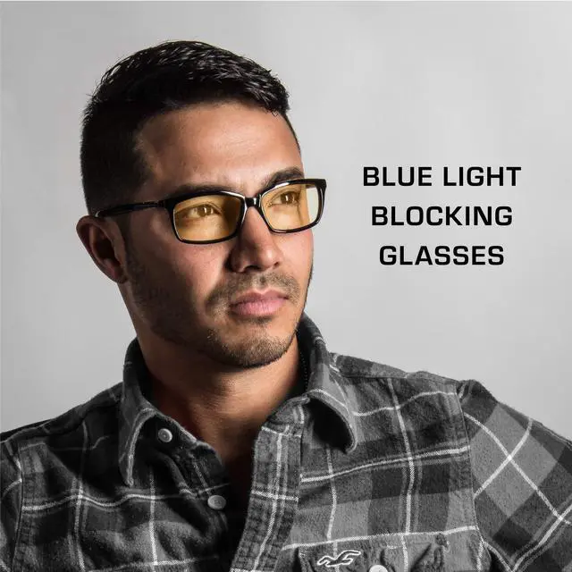 Alt view image 5 of 5 - GUNNAR Reading Glasses/Haus 1.0x Power, Amber Tint - Patented Lens, Reduce Digital Eye Strain, Block 65% of Harmful Blue Light