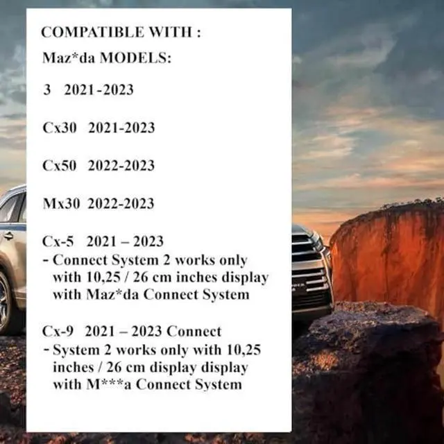 Alt view image 2 of 5 - Latest Navigation Memory Card Compatible with Maz*da 3(2021-2023), Cx5(2021-2023), Cx9(2021-2023), Cx30(2021-2023), Cx50(2022-2023), Mx30(2022-2023) (Ceypec-05)