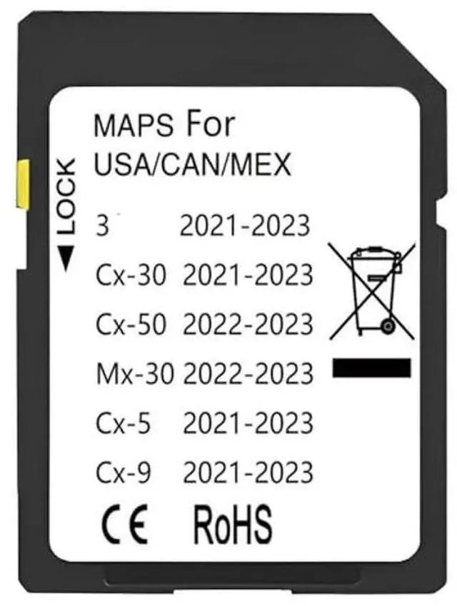 Alt view image 3 of 5 - Latest Navigation Memory Card Compatible with Maz*da 3(2021-2023), Cx5(2021-2023), Cx9(2021-2023), Cx30(2021-2023), Cx50(2022-2023), Mx30(2022-2023) (Ceypec-05)