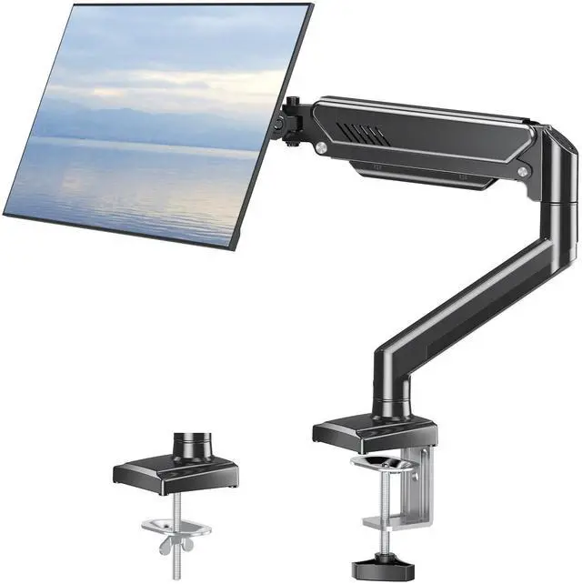 Main image of Single Monitor Arm Fits up to 32 Inch, Desk Mount Holds 4.4-19.8lbs Computer Screen, Full Motion Gas Spring, VESA Mount 75x75, 100x100, Freelift