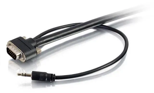 Main image of C2G/ Cables To Go Legrand - C2G In-Wall A/V Cable, 35 Foot Audio Video Cable, Black 3.5MM Stereo Audio Video Cable, CMG-Rated Male to Male A/V Cable, 1 Count, C2G 50229