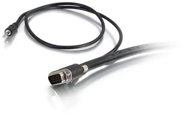 Alt view image 2 of 3 - C2G/ Cables To Go Legrand - C2G In-Wall A/V Cable, 35 Foot Audio Video Cable, Black 3.5MM Stereo Audio Video Cable, CMG-Rated Male to Male A/V Cable, 1 Count, C2G 50229