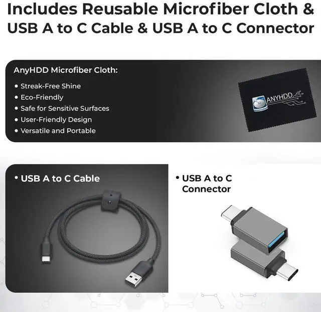 Alt view image 5 of 5 - Evolve2 65 MS Stereo Jabra Wireless Headset with Link380c  Bluetooth Headphones in Black, 37-Hour Battery, Includes USB-A to C Cable, USB-A to C Adapter + Cover + Microfiber Cloth