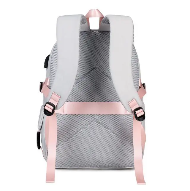 Alt view image 4 of 5 - Joymoze Women Fashion Travel Backpack Set Roomy Laptop Rucksack Set Casual Daypack for Girl Grey