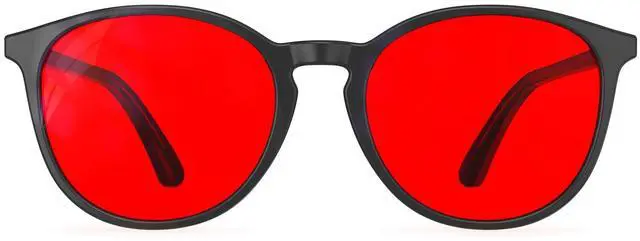 Main image of Bloomoak 99.9% Blue Light Blocking Glasses, Gaming Retro Round Glasses, Relieve Eye Fatigue and Improve Sleep, Suitable for Screens/Games/TVs