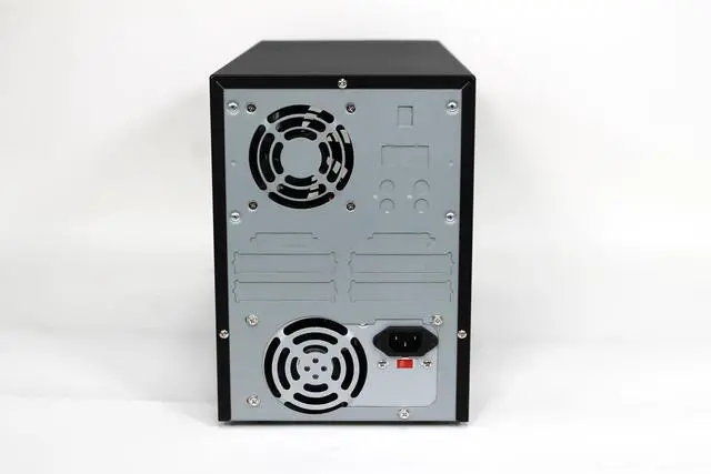 Alt view image 2 of 4 - DupliM External 5-Bay Duplicator Case Enclosure Tower for DVD CD Blu-ray HDD USB - Includes UL Power Supply