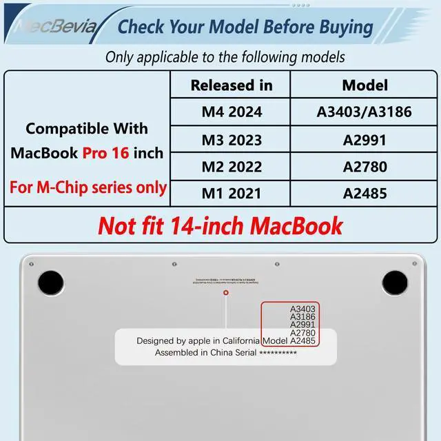 Alt view image 2 of 5 - MecBevia for MacBook Pro 16 Inch Case (20252021, M4/M3/M2/M1 Pro & Max, Model A3403 A3186 A2991 A2780 A2485), Hard Shell & Keyboard Cover, Screen Protector, Webcam Cover, Adapter, Black Gold