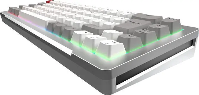 Alt view image 3 of 5 - Raijintek MGA-68 Silver, 65% TKL Magnetic Switch Gaming Keyboard, Wired, 69 Keys, Hot-Swappable, CNC Aluminum Frame, Customizable ARGB Lighting, USB-C, Compatible with Windows & Mac (0R40B00276)