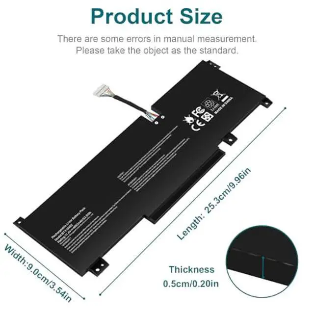 Alt view image 2 of 5 - Futurebatt BTY-M492 Battery Replacement for MSI WF66 WF76 11UI 11UJ Katana GF66 11UD 12UG 12UX GF76 11UE 12UD Crosshair 15 17 A11UCK A11UDK A11UEK Sword 15 A11U A11UD A11UE Pulse GL66 GL76 7506