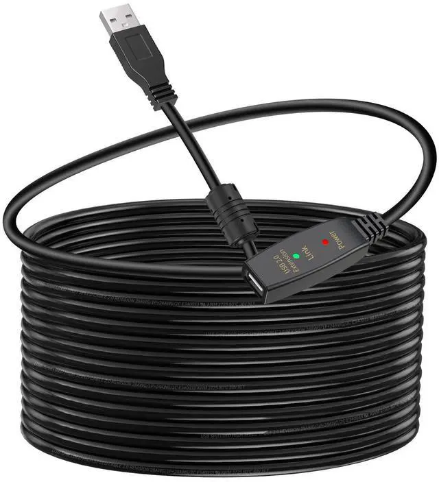 Main image of LDKCOK 30FT Active USB Extension Cable 2.0 Male to Female with A Extension chipset Signal Booster - Active Extension/Repeate