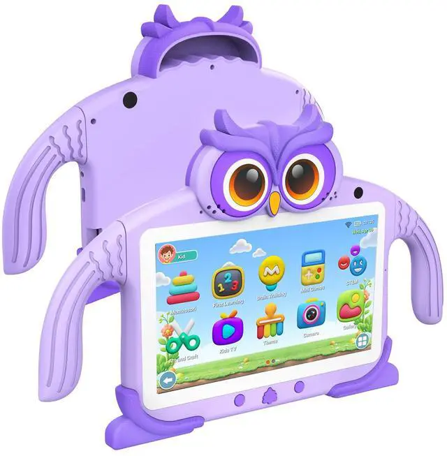 Main image of Kids Tablet 7'' 32GB Tablet for Kids 3-7 Pre-Installed with Children Software Many Offline Content Parents Control, Toddler Tablets with YouTube WiFi Dual Camera, Tablets for Toddlers Gifts Ages 3-12