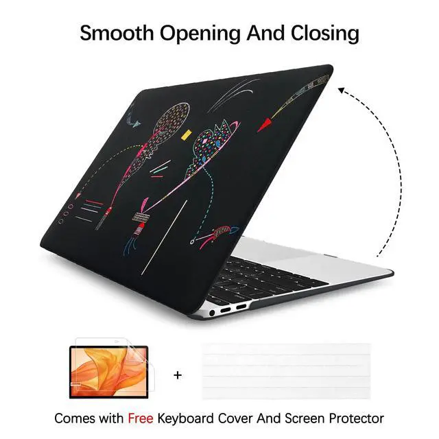 Alt view image 3 of 5 - Berkin Arts for MacBook Air 15 inch Case 2025 2024 2023 Release M4 A3241 M3 A3114 M2 A2941 with Keyboard Cover & Screen Protector Naive Art Illustrated (Two Sides by Kandinsky)