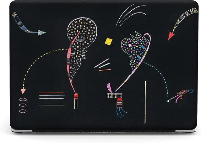 Main image of Berkin Arts for MacBook Air 15 inch Case 2025 2024 2023 Release M4 A3241 M3 A3114 M2 A2941 with Keyboard Cover & Screen Protector Naive Art Illustrated (Two Sides by Kandinsky)
