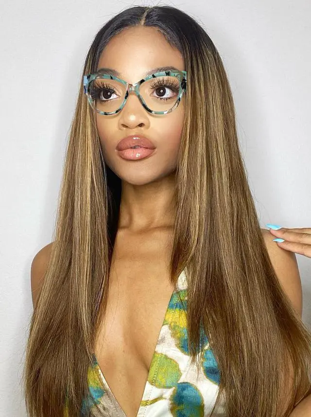 Alt view image 2 of 5 - VOOGLAM Oversize Cateye Blue Light Glasses for Women Anti Eyestrain Dry Eyes Computer Phone TV Eyewear Pattern Elektra GJGP000256-08