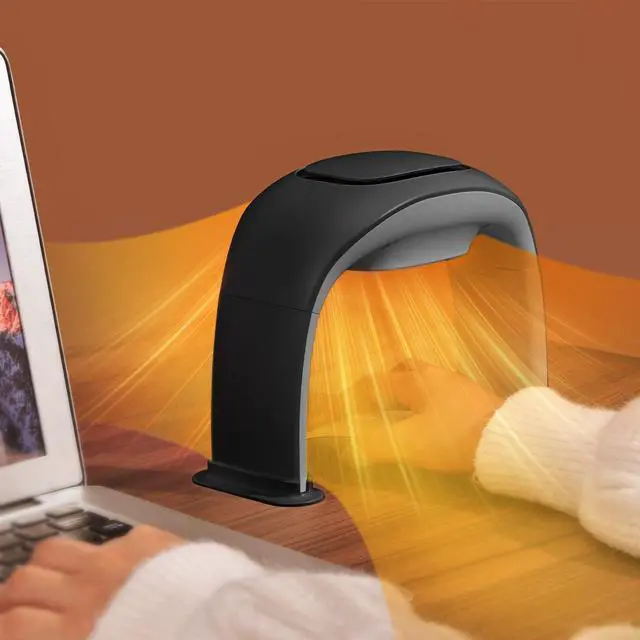 Main image of xuenair 100W Heated Mouse Pad Hand Warmer for Office Home Indoor Desktop Use, 2025 Upgraded Desk Mouse Keyboard Hand Warmer 3 Temperature 20dB Quiet PTC Fast Heating Energy Saving Foldable - Black