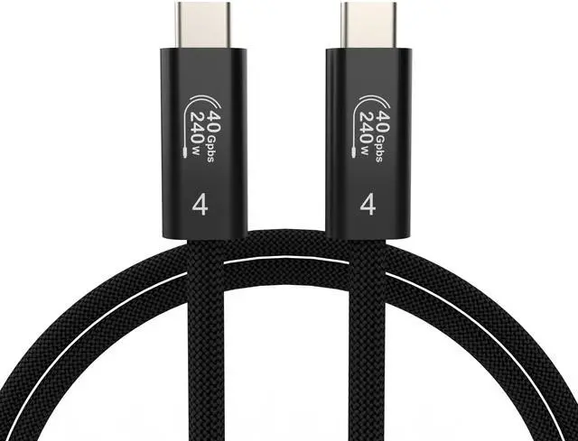 Main image of DETBLINK The Upgraded 40 Gbps USB 4 Cable for Thunderbolt 4 Cable, 3.3FT USB-C to USB C Cable240W Fast Charging, 8K Video and 3.3ft Compatible with MacBook Pro/Air, iPad Pro, iPhone 16/17