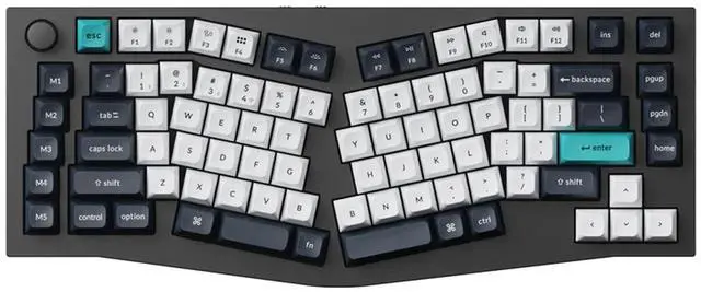 Main image of Keychron Q10 Max Alice 75% Layout Custom Wireless Mechanical Keyboard with Knob, QMK/VIA Programmable 2.4 GHz/Bluetooth/Wired RGB Backlit Aluminum Ergonomic for Mac Windows, Gateron Brown Switch