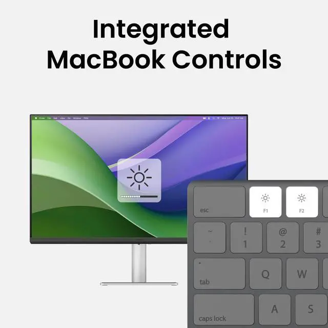 Alt view image 5 of 5 - BenQ MA320U 32 4K 3840x2160 Monitor for MacBook® Pro/Air, Dual USB-C, 90W Power Delivery, Mac Color Match, USB Hub, Brightness & Volume Control on Mac, Height & Tilt Adjustable Stand, P3 Color Gamut