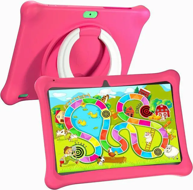 Main image of SGIN Tablet 10.1 Inch Laptop 2GB RAM 32GB, Parental Control APP, Dual Camera, WiFi, Educational Games, iWawa Pre Installed (Pink)