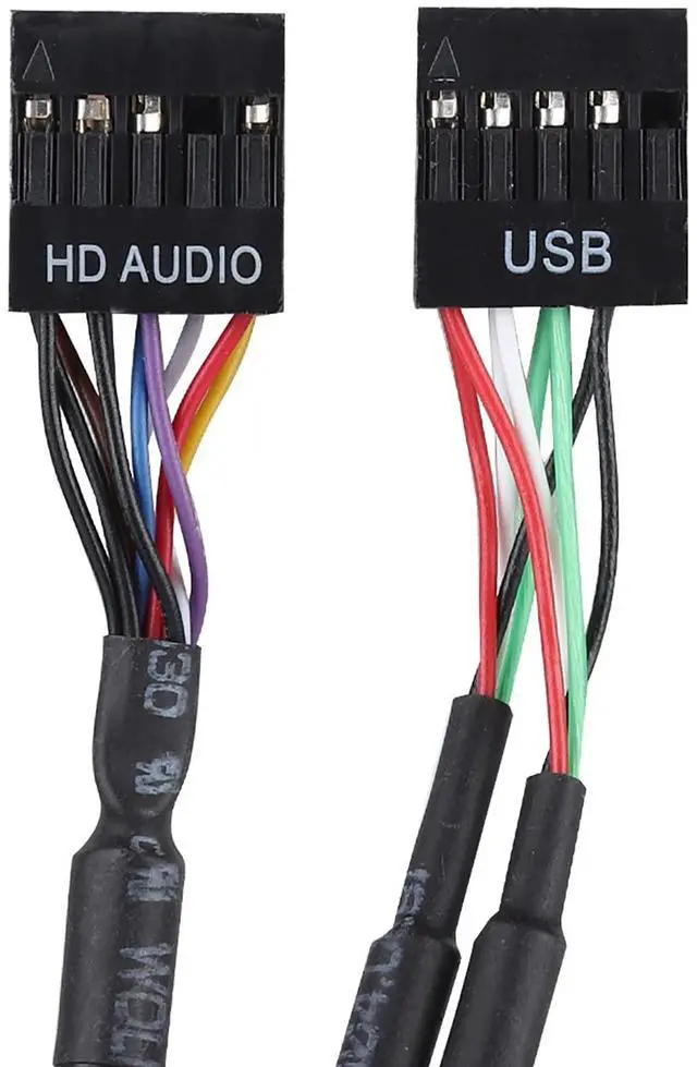 Alt view image 2 of 5 - JTLB 0 FronUSB 3.0 + USB 2.0 19PIN HD Audio Extension Front Panelt Panel USB 3.0 5.25 17×16×5 USB 3.0 USB 2.0 19Pin Hd Extension Front Panel