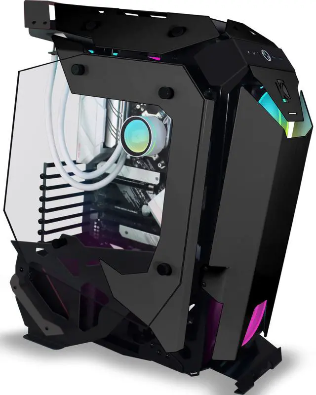 Alt view image 2 of 5 - KEDIERS C650 Mech PC Case - ATX Tower Gaming Computer Case with Tempered Glass