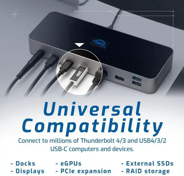 Alt view image 4 of 5 - OWC 3.0M (10') USB4 (40Gb/s) Active Optical Cable