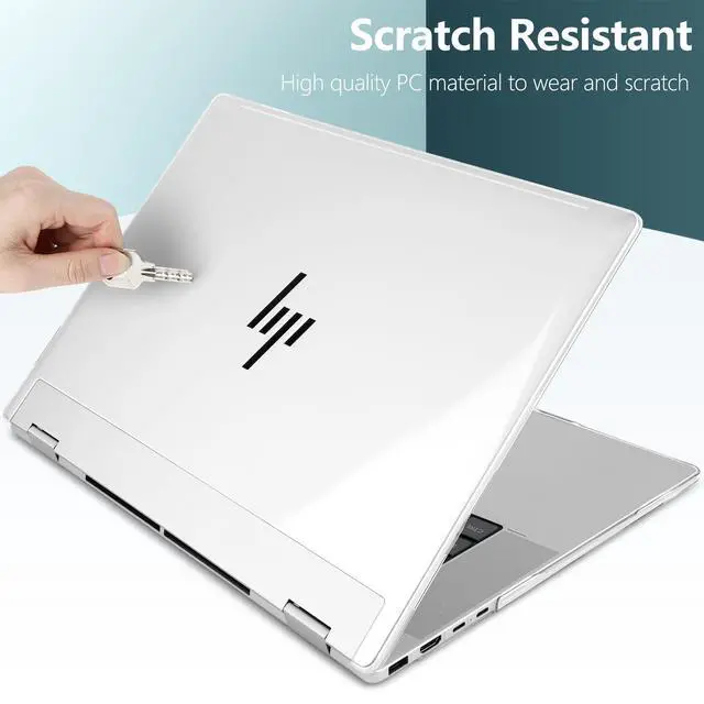 Alt view image 5 of 5 - Loyrina Clear Case for 16-inch HP Envy x360 2-in-1 Laptop (2024/2025) Compatible with 16-ACxxxx / 16-ADxxxx Series Ultra-Slim Lightweight Scratch-Resistant Hard Shell, Transparent