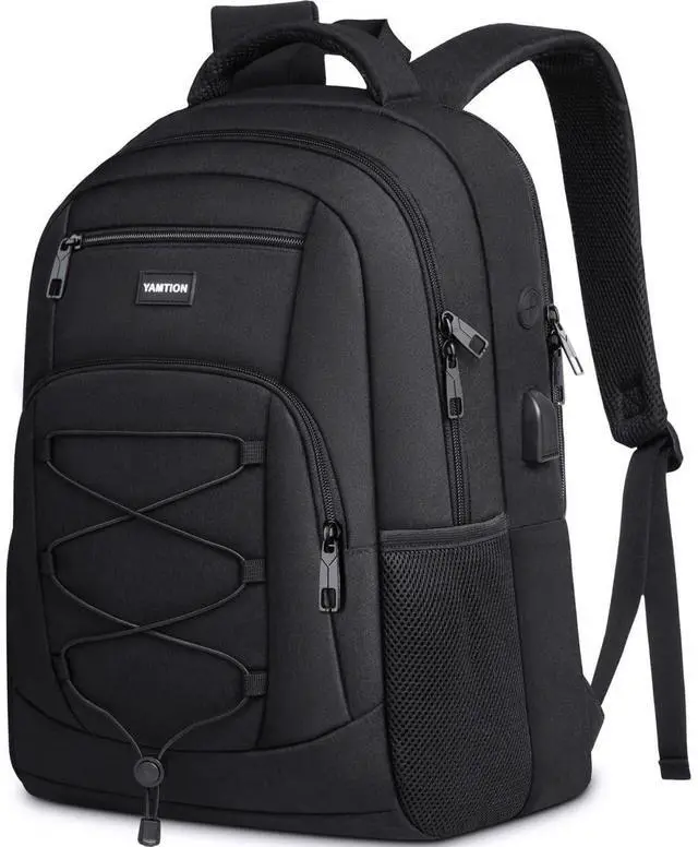 Main image of YAMTION School Backpack for Men and Women,College Bookbag Teens Laptop Backpack Schoolbag with USB Port for Students Work Business Office