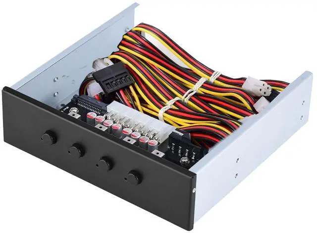 Main image of ASHATA PH004 HDD Power Switch, 4 Hard Disk Control System, Hard Drive Selector SATA Switcher Hard Disk Power Switch for Desktop PC Computer