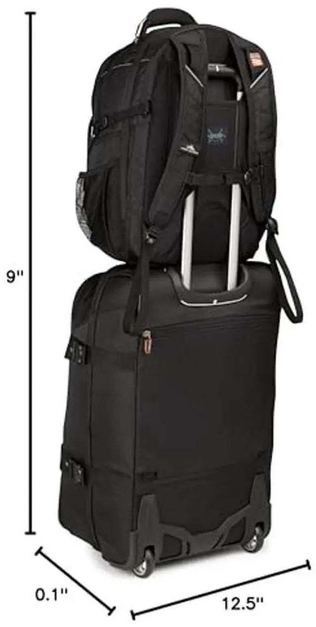 Alt view image 2 of 4 - High Sierra XBT - TSA Laptop Backpack, Black, One Size