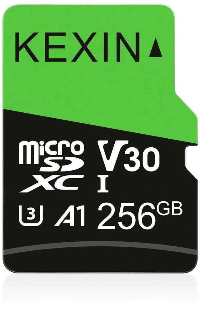 Main image of KEXIN 256GB Micro SD Card with SD Adapter microSDXC Memory Card UHS-I A1 V30 U3 Micro SD Card Full HD High Speed TF Card for Smartphone Tablet Action Camera Dash Cam Drone Game Console