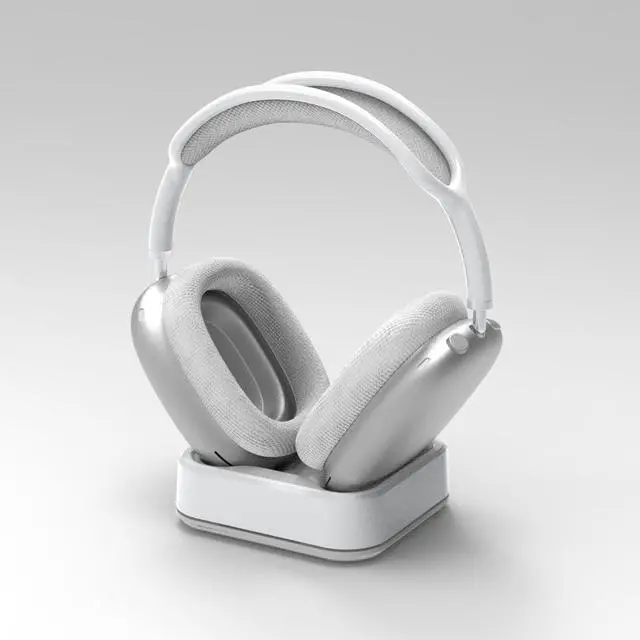 Main image of MaxDokr Charging Stand for AirPods Max, Desktop Headset Holder, Magnetic Headset Stand, Charging Base for Headphones, Designed for AirPods Max (White)