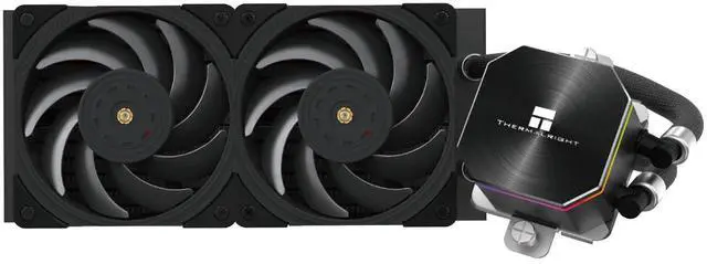 Main image of Thermalrlght Frozen Edge 240 Black CPU Liquid Cooler,Efficient PWM Controlled Pump 3300RPM,12CM PWM Fan,Water Cooling Computer Parts,for AMD AM4/AM5,Intel 1150/1151/1200/2011/1700,Computer AIO Cooler