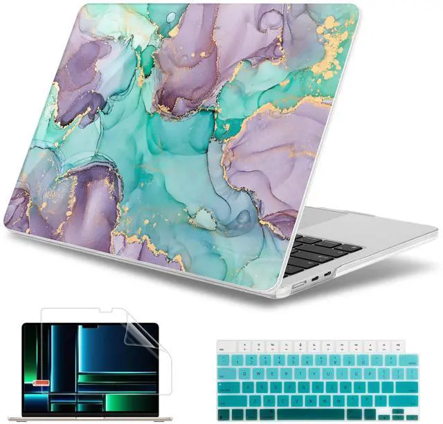 Main image of May Chen Compatible with M4 MacBook Air 15 Inch Case 2025 2024 2023 A3241 A3114 A2941 M3 M2 with Liquid Retina Display & Touch ID, Plastic Hard Shell Cover - Artistic Painting