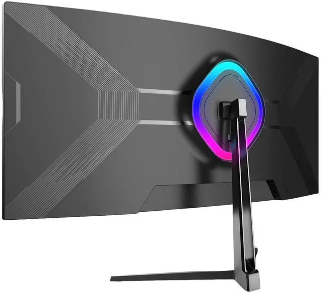 Alt view image 2 of 5 - ZZA 34 Inch Curved Monitor, Gaming Monitor WQHD 4K 240HZ 1500R, Ultra Wide Computer Monitors with FreeSync,HDR10, 1ms,PC Screen Eye Care, Borderless Design,Support Wallmount 75x75mm